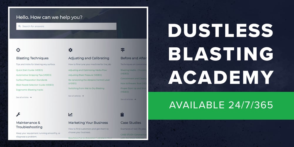 What to Consider Before Accepting a Dustless Blasting Job